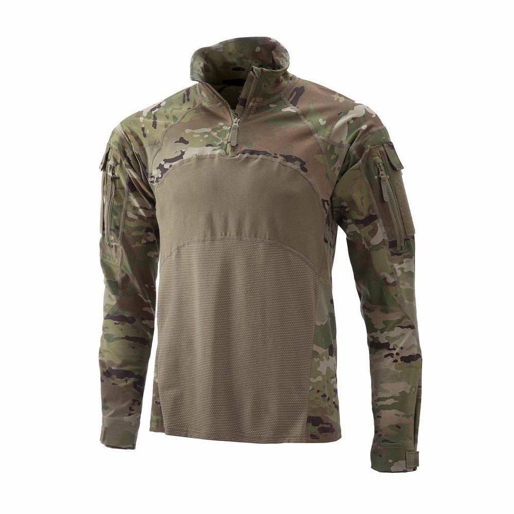 Massif Advanced Combat Shirt FR 1/4 Zip Multicam OCP Flame Resistant Medium
